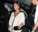 Vanessa Minnillo, enceinte de son premier enfant, devant un restaurant de West Hollywood, à Los Angeles, le 15 juillet 2012.