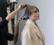 Edie Campbell pose dans le lookbook de la collection automne-hiver 2012-2013 shooté par Karl Lagerfeld