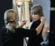 Edie Campbell pose dans le lookbook de la collection automne-hiver 2012-2013 shooté par Karl Lagerfeld