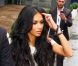 Nicole Scherzinger quitte son hôtel de Liverpool, le mardi 17 juillet 2012.