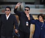 La famille Jackson réunie le 26 janvier 2012 pour le Michael Jackson - The Immortal World Tour à Los Angeles