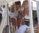 Tara Reid à la sortie du Club 55 à Saint-Tropez le 24 juillet 2012