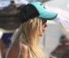 Tara Reid à la sortie du Club 55 à Saint-Tropez le 24 juillet 2012