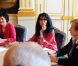 Conseil des ministres pour Yamina Benguigui à l'Elysée, le 27 juin 2012.