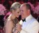 Chalene Wittstock et le Prince Albert, plus complices que jamais lors du Bal de la Croix-Rouge à Monaco, le vendredi 3 août 2012.