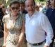 Promenade à Bormes-les-Mimosas pour François Hollande et Valérie Trierweiler, le vendredi 3 août 2012.