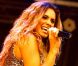  Clara Morgane, superbe et déchaînée, lors du concert "ON THE BEACH" à Liège durant lequel elle s'est produite aux côtés du DJ Jey Didarko, son mari, et de ses danseurs Harmony et Fabso le 2 août 2012. 