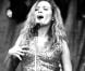  Clara Morgane, sublime, lors du concert "ON THE BEACH" à Liège durant lequel elle s'est produite aux côtés du DJ Jey Didarko, son mari, et de ses danseurs Harmony et Fabso le 2 août 2012. 