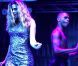  Clara Morgane met le feu lors du concert "ON THE BEACH" à Liège durant lequel elle s'est produite aux côtés du DJ Jey Didarko, son mari, et de ses danseurs Harmony et Fabso le 2 août 2012. 