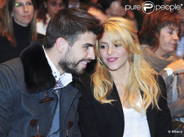 Shakira et Gerard Piqué le 17 novembre 2011 à Barcelone