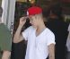 Justin Bieber fait du shopping en famille, le samedi 11 août 2012.
