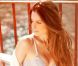 Ariadne Artiles prend la pose pour la marque de lingerie Yamayay - août 2012