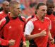 Karim Benzema et Franck Ribéry, à Zurich, en juin 2008.