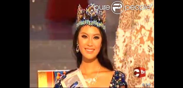 C'est Miss Chine, Yu Wenxia, 23 ans, qui a été élue Miss Monde 2012, ce samedi 18 août en Chine.
