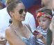 Nicole Richie et son fils Sparrow lors d'une fête d'anniversaire à Beverly Hills. Le 19 août 2012.