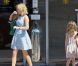 Geri Halliwell et sa fille Bluebell Madonna en visite dans la ville de Grasse, le 20 août 2012.