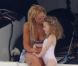 L'année dernière, Geri Halliwell et sa fille Bluebell profitait déjà un yatch dans le sud de la France, le 17 juin 2011.