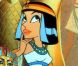 Cléopâtre dans le dessin animé culte  Astérix et Cléopâtre. 