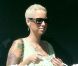  EXCLU : Amber Rose, enceinte, fait du shopping à Los Angeles le 1er septembre 2012  