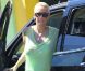  EXCLU : Amber Rose, enceinte, fait du shopping à Los Angeles le 1er septembre 2012  