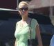  EXCLU : Amber Rose, enceinte, fait du shopping à Los Angeles le 1er septembre 2012  