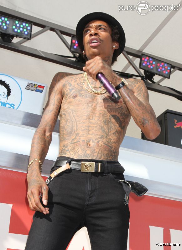 Wiz Khalifa en concert à Las Vegas le 31 août 2012