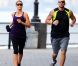 Heidi Klum et son bodyguard à New York en août 2012