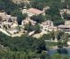 Vue aérienne du domaine de Miraval à Correns qui appartient à Angelina Jolie et Brad Pitt