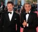 Brad Pitt et George Clooney lors du festival de Venise 2008