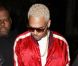 Chris Brown passe au blond platine. À la sortie du Supper Club à Los Angeles, le 4 septembre 2012.