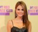 Maria Menounos habillée d'une jolie robe en cuir Kymerah lors des MTV Video Music Awards 2012 au Staples Center. Los Angeles, le 6 septembre 2012.