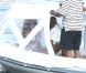 Jay-Z et sa femme Beyoncé arrivent au Beach Club de Monaco le 6 septembre 2012