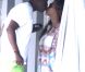 Jay-Z et sa femme Beyoncé s'embrassent tendrement au Beach Club de Monaco le 6 septembre 2012