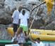 Jay-Z et sa femme Beyoncé retournent sur leur yacht au large de Monaco le 6 septembre 2012