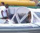 Jay-Z et sa femme Beyoncé retournent sur leur yacht au large de Monaco le 6 septembre 2012