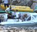 Jay-Z et sa femme Beyoncé retournent sur leur yacht au large de Monaco le 6 septembre 2012