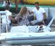 Jay-Z et sa femme Beyoncé retournent sur leur yacht au large de Monaco le 6 septembre 2012