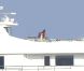 Beyoncé et son mari Jay-Z profitent de leurs vacances sur leur yacht le 4You à Cagnes-sur-Mer, le 6 septembre 2012