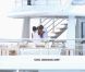 Beyoncé et son mari Jay-Z profitent de leurs vacances sur leur yacht le 4You à Cagnes-sur-Mer, le 6 septembre 2012