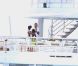 Beyoncé et son mari Jay-Z profitent de leurs vacances sur leur yacht le 4You à Cagnes-sur-Mer, le 6 septembre 2012