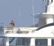 Beyoncé et son mari Jay-Z profitent de leurs vacances sur leur yacht le 4You à Cagnes-sur-Mer, le 6 septembre 2012