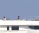 Beyoncé et son mari Jay-Z profitent de leurs vacances sur leur yacht le 4You à Cagnes-sur-Mer, le 6 septembre 2012
