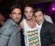 Thomas, Julien et Sacha ( Secret Story 6 ) s'éclatent au Duplex, à Paris, le vendredi 7 septembre, après la finale de Secret Story 6.