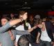 Douche de champagne pour Yoann ( Secret Story 6 ) au Duplex, à Paris, le vendredi 7 septembre, après la finale de Secret Story 6.