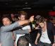 Douche de champagne pour Yoann ( Secret Story 6 ) au Duplex, à Paris, le vendredi 7 septembre, après la finale de Secret Story 6.