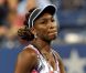 Venus Williams lors de son second tour de l'US Open face à Angelique Kerber le 30 août 2012