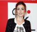 Julie Gayet à l'Espace Commines où Karl Lagerfeld présentait sa collection spéciale pour la marque de cosmétiques Shu Uemura, à Paris, le 11 septembre 2012.