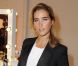 Vahina Giocante à l'Espace Commines où Karl Lagerfeld présentait sa collection spéciale pour la marque de cosmétiques Shu Uemura, à Paris, le 11 septembre 2012.