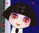 La création de la mascotte Mon Shu Girl par Karl Lagerfeld pour Shu Uemura, 2012.