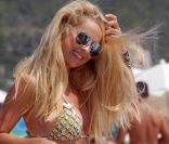 Helena Seger, compagne de Zlatan Ibrahimovic le 15 juillet 2012 sur l'île de Formentera